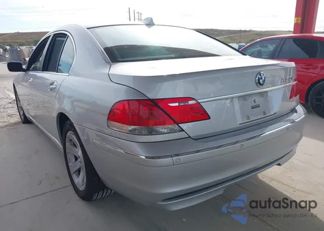 2006 BMW 750I from USA, damaged, VIN WBAHL83516DT04002